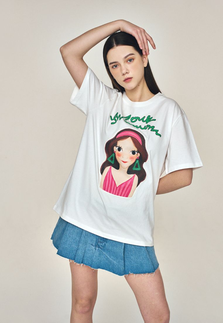 Nouveau T-Shirt F Luna