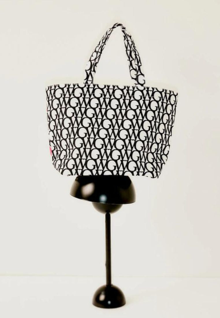 Olden Days Tote Bag Black