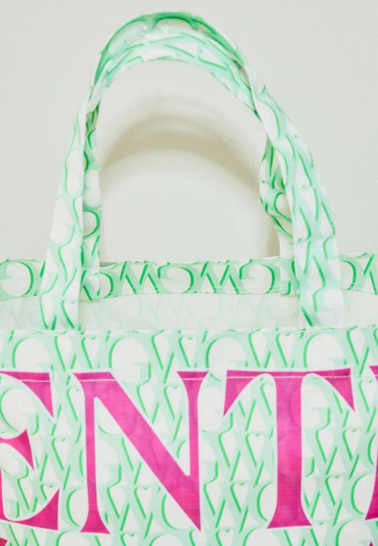 Olden Days Tote Bag Green