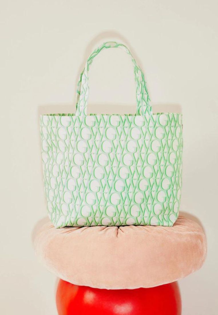 Olden Days Tote Bag Green