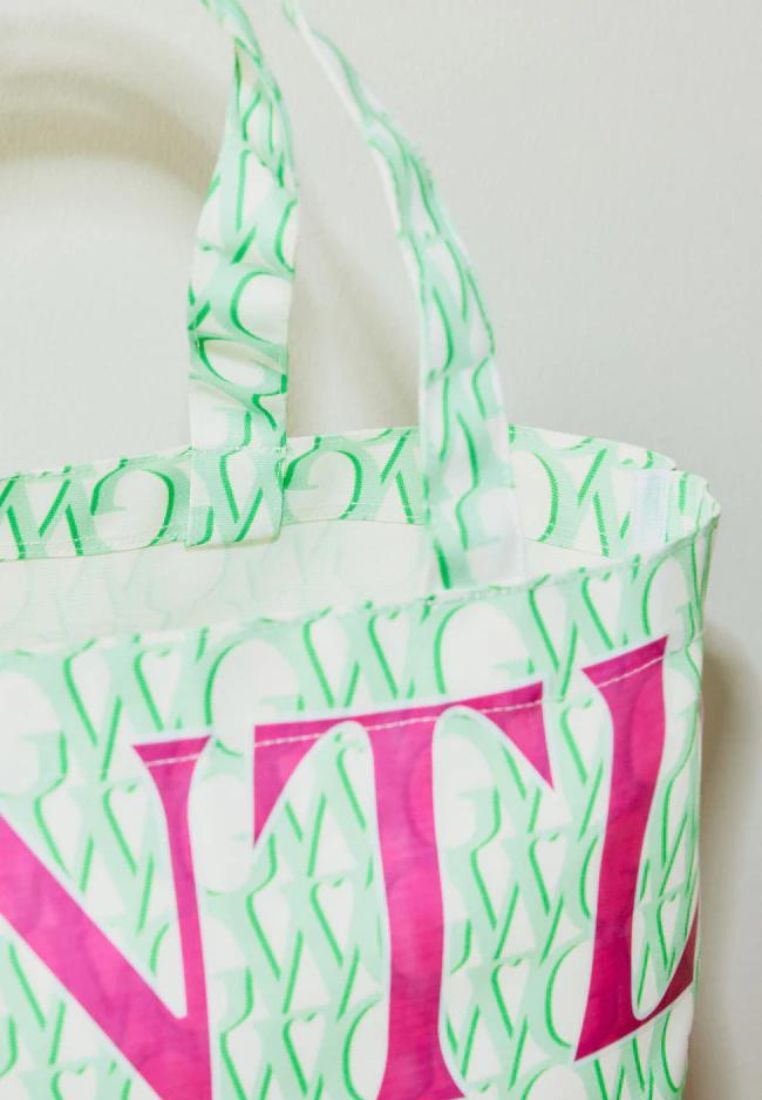 Olden Days Tote Bag Green