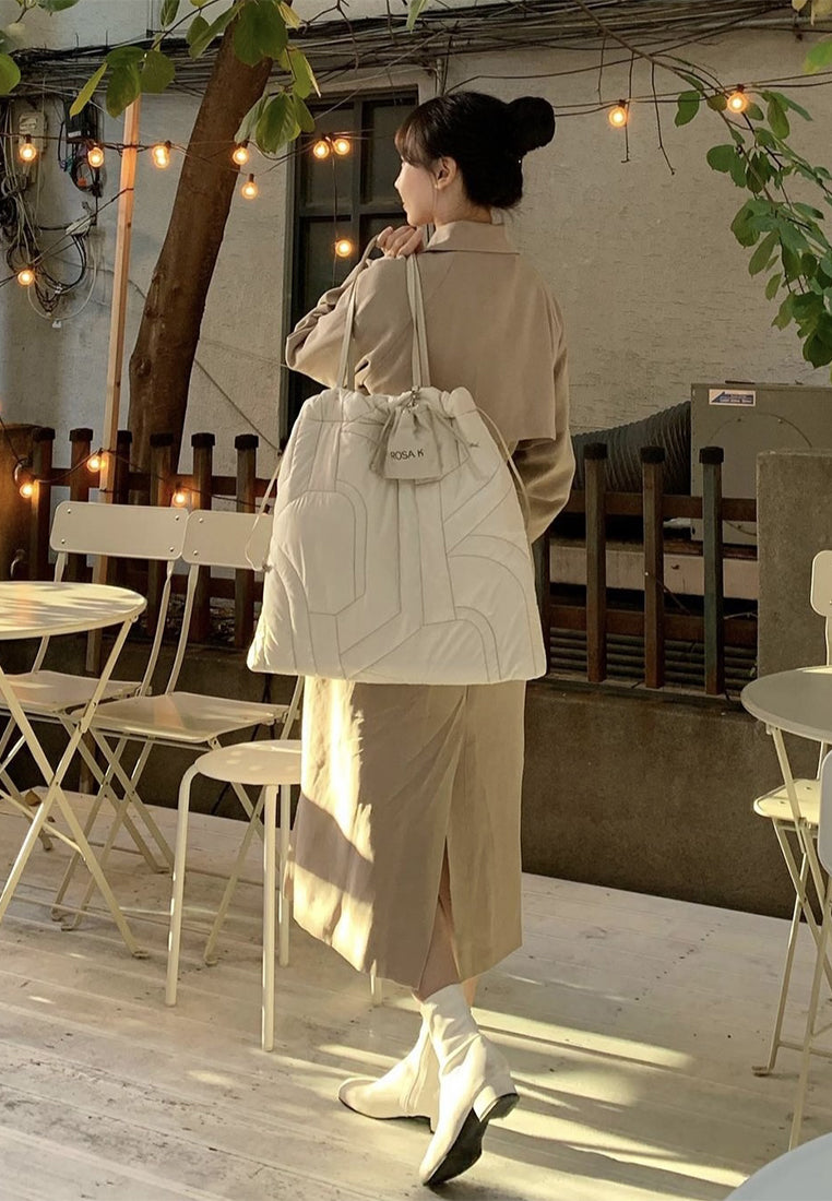 La Poche Shopper Milk Ivory