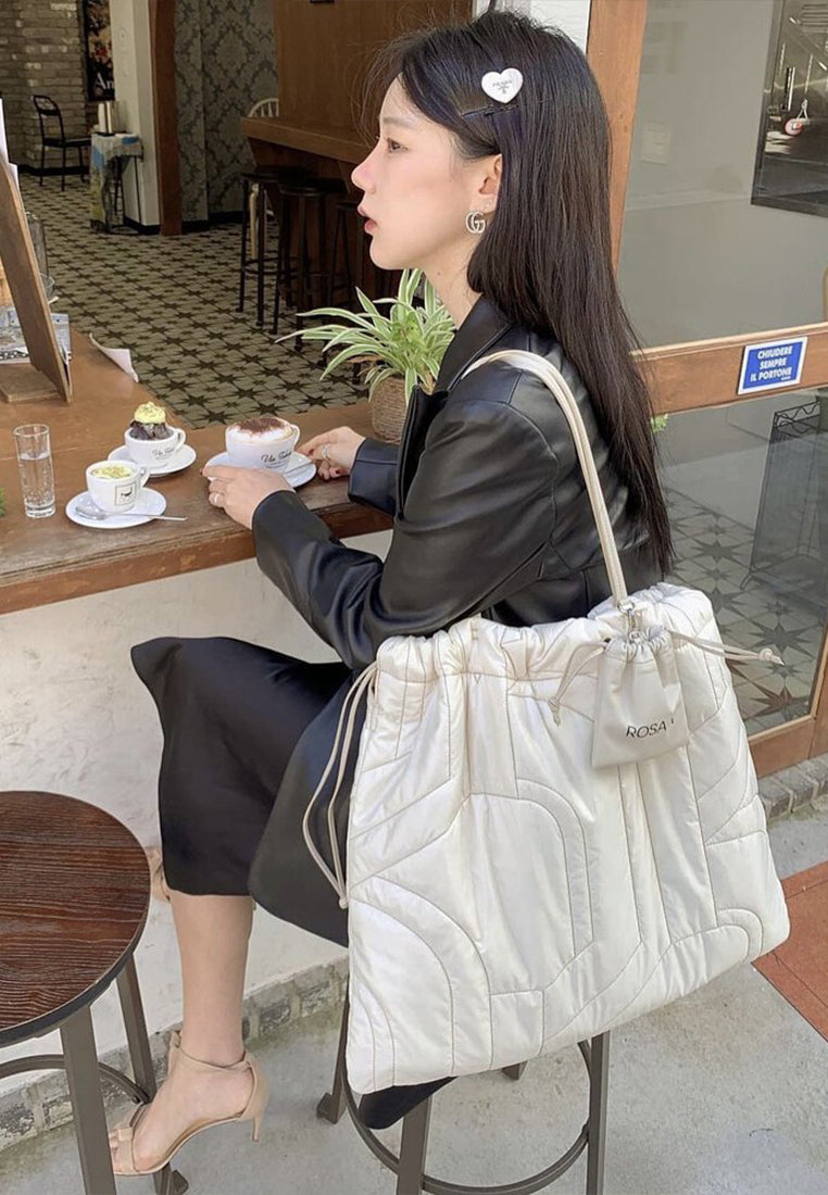 La Poche Shopper Milk Ivory