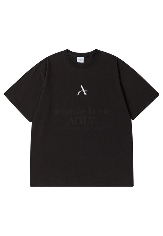 One Point Logo Short Sleeve T-Shirt Black