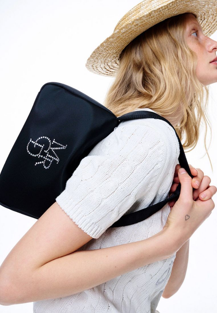 Panini Nylon MRCD Stone Embellished Black