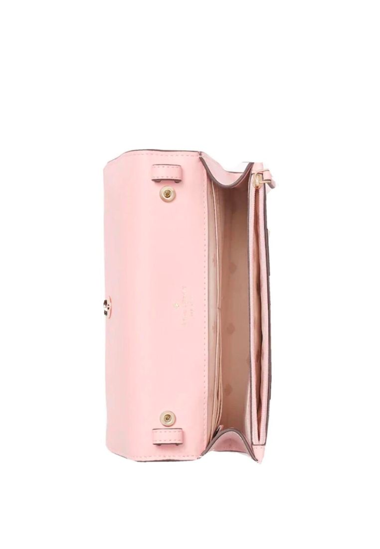Perry Leather Crossbody Chalk Pink