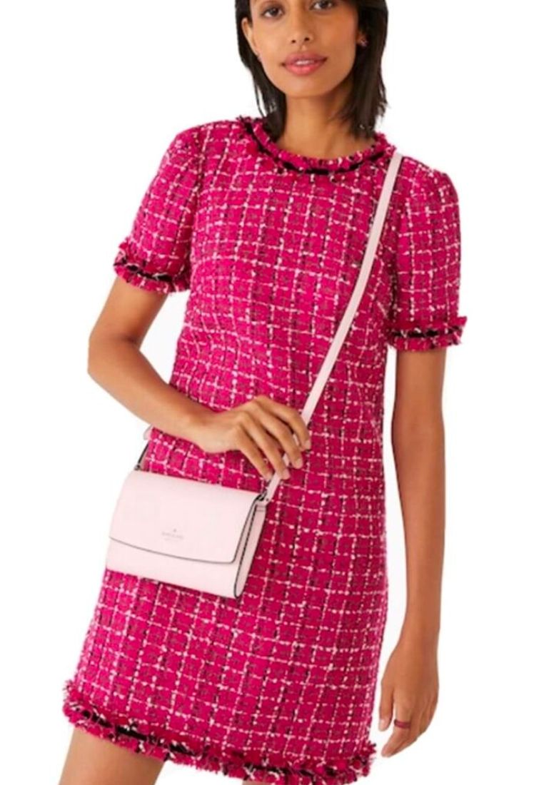 Perry Leather Crossbody Chalk Pink