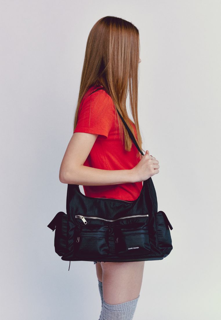 Pocket Mug Bag L Nylon Black