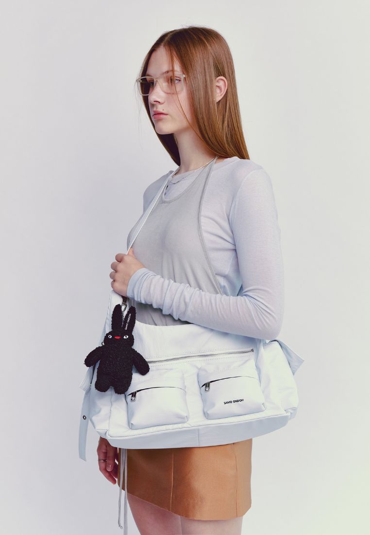 Pocket Mug Bag L Nylon White
