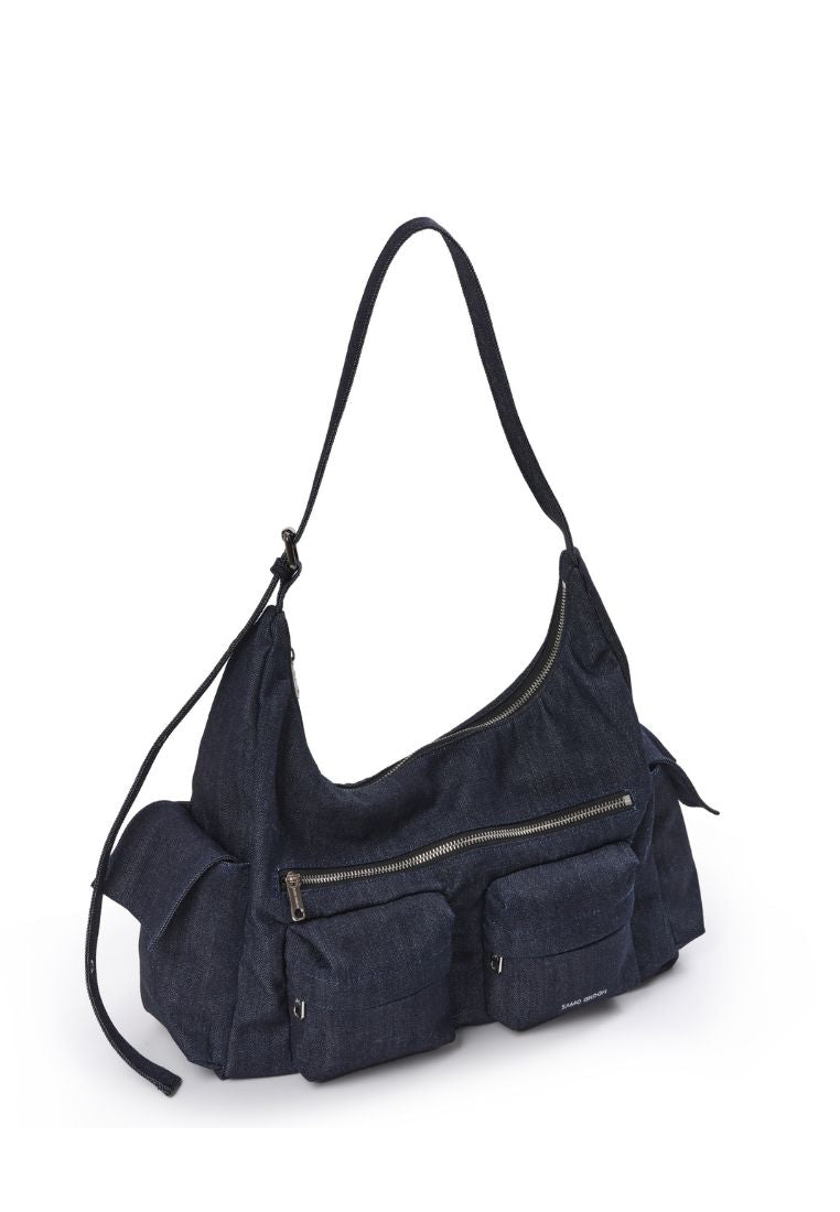 Pocket Mug Bag L Raw Denim