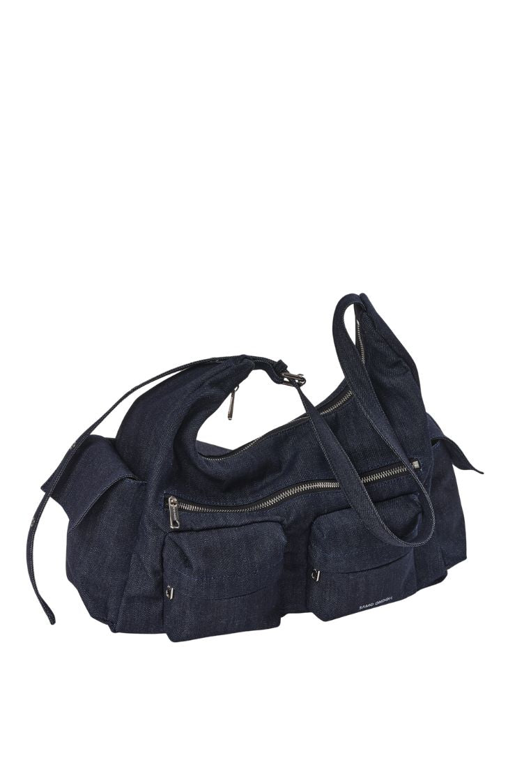 Pocket Mug Bag L Raw Denim