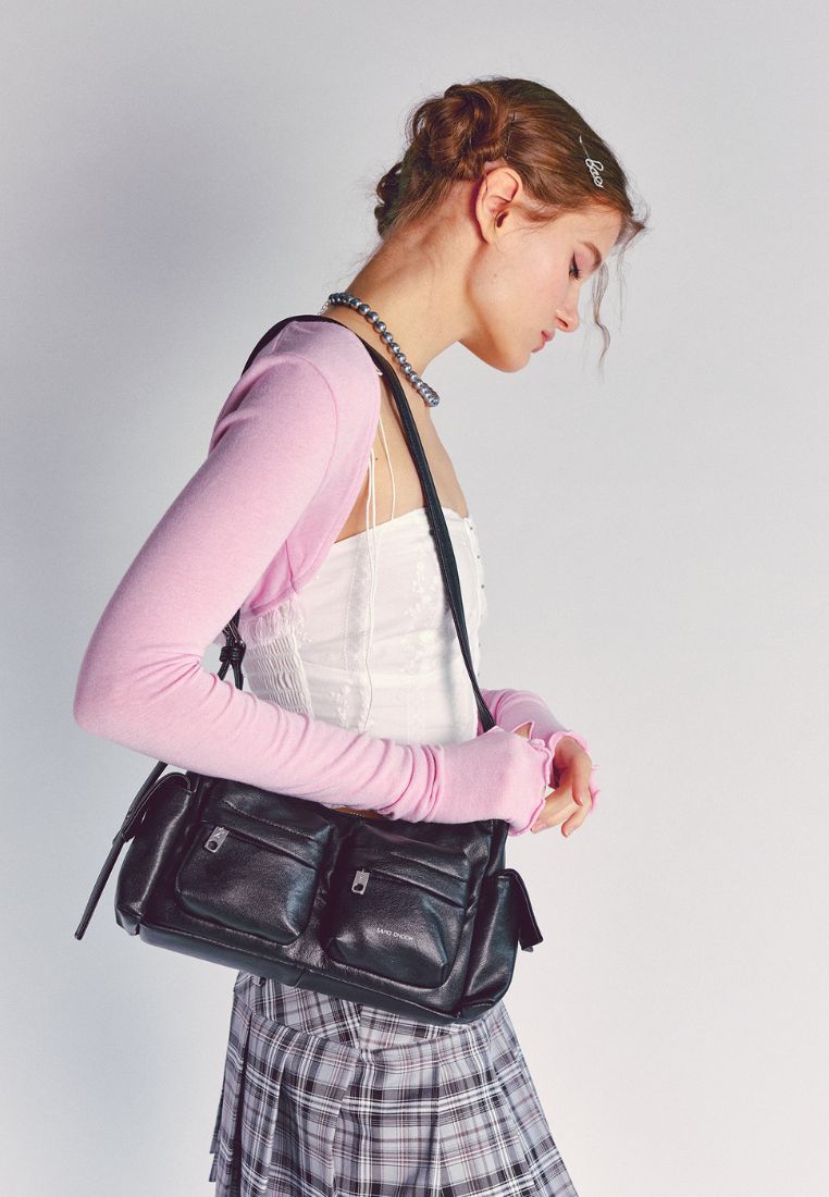 Pocket Mug Bag M Nappa Black