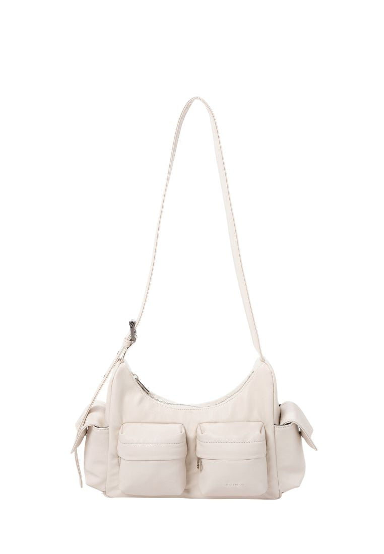 Pocket Mug Bag M Nappa Ivory