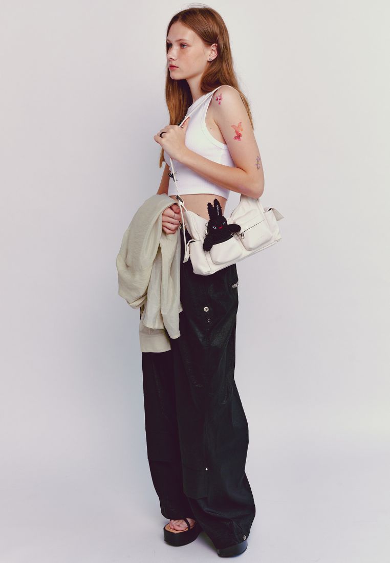 Pocket Mug Bag M Nappa Ivory