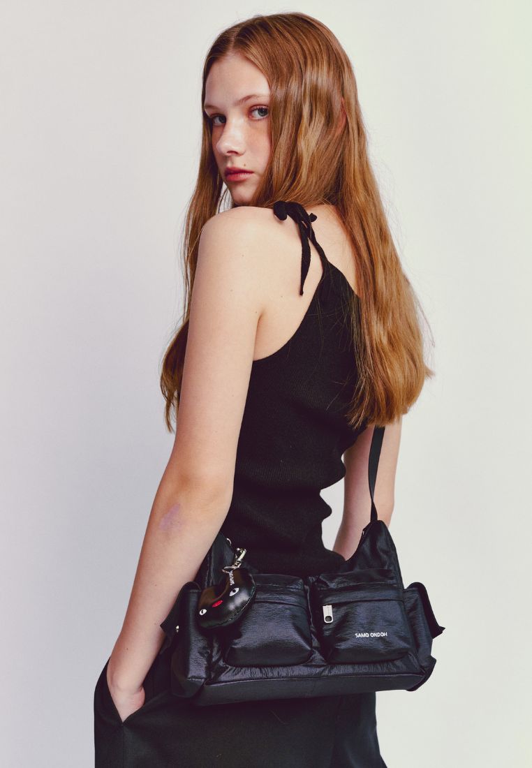 Pocket Mug Bag M Nylon Black