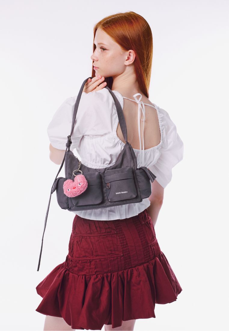 Pocket Mug Bag M Nylon Gray