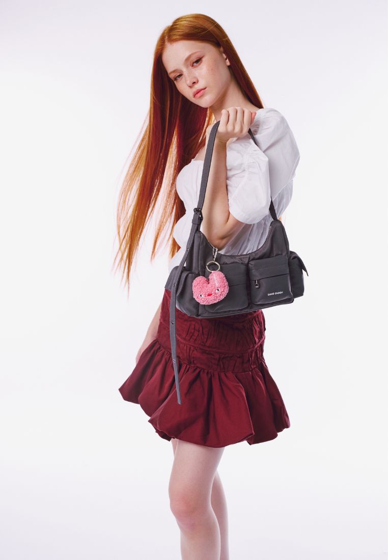 Pocket Mug Bag M Nylon Gray