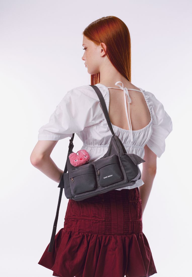 Pocket Mug Bag M Nylon Gray