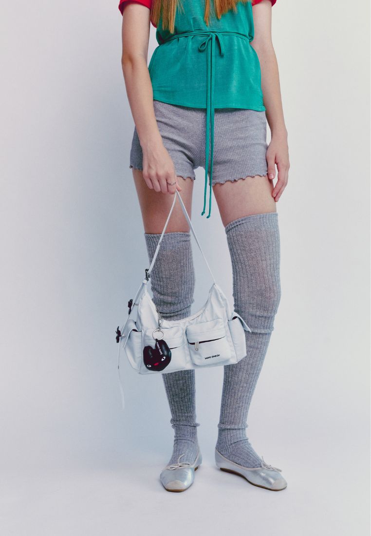 Pocket Mug Bag M Nylon White