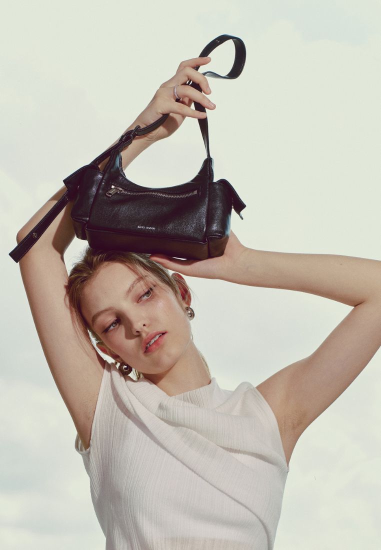 Pocket Mug Bag Mini Nappa Black