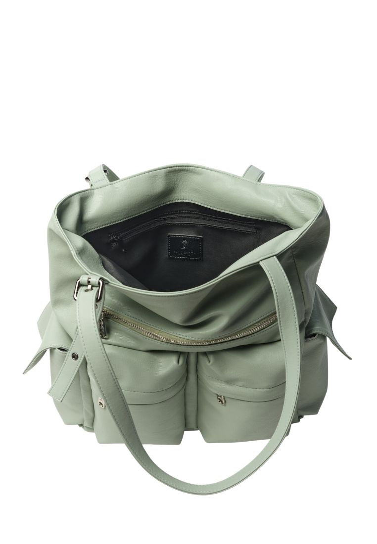 Pocket Shopper Bag L Nappa Ice