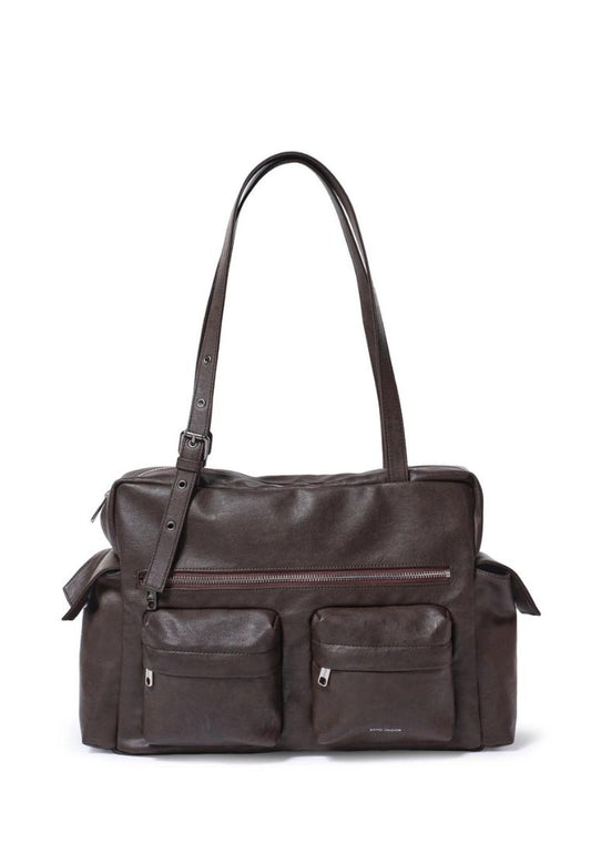 Pocket Utility Bag L Brushed Chocolate