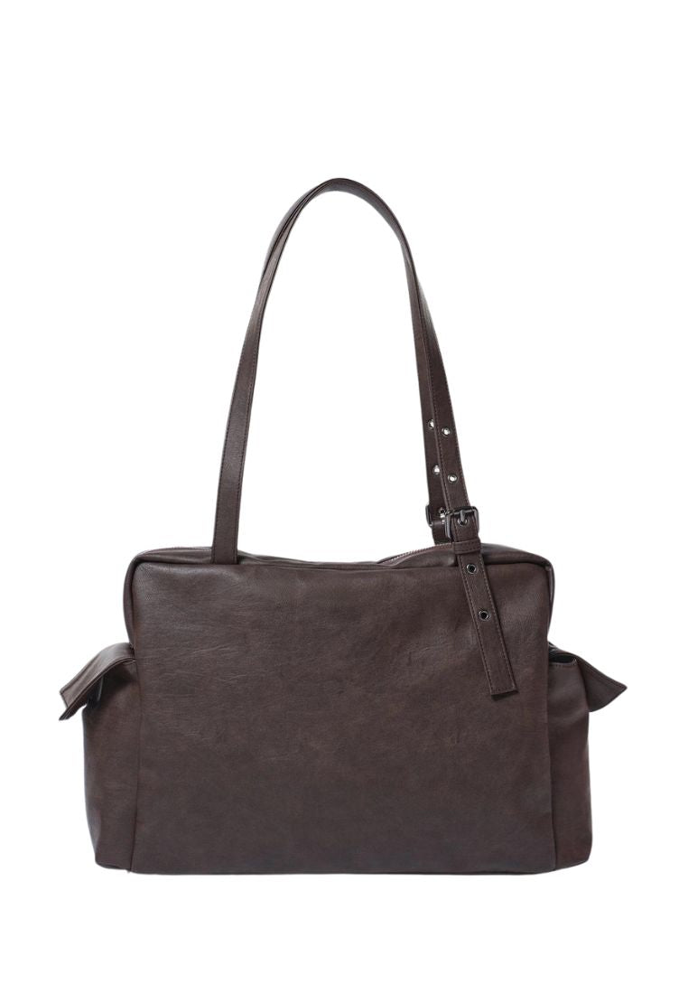 Pocket Utility Bag L Brushed Chocolate