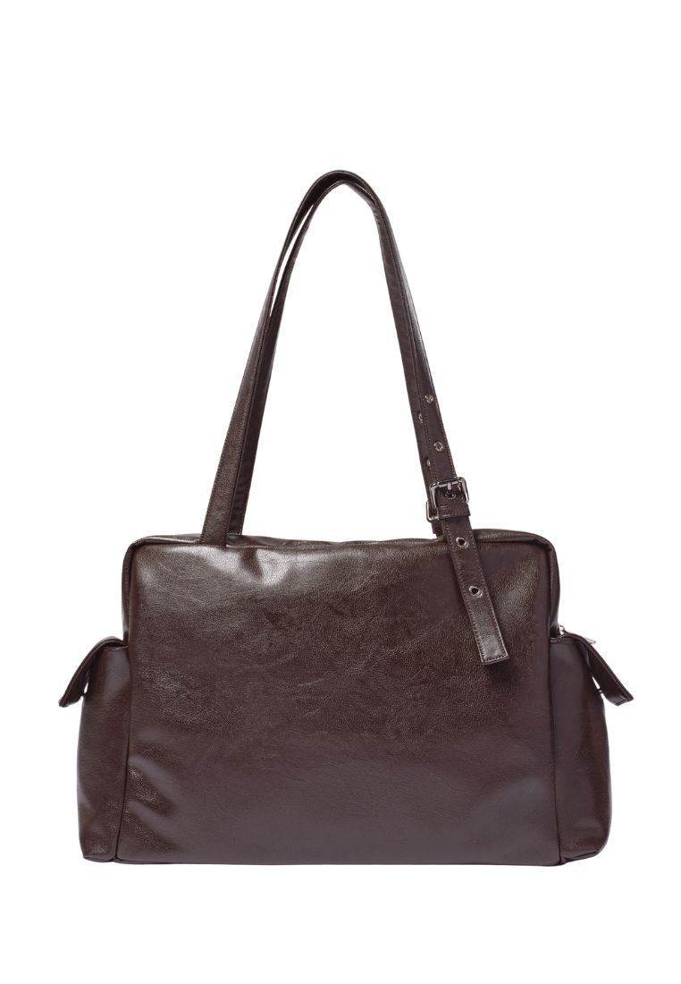 Pocket Utility Bag L Goat Chocolate