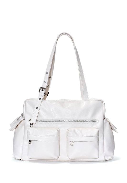Pocket Utility Bag L Goat Cream