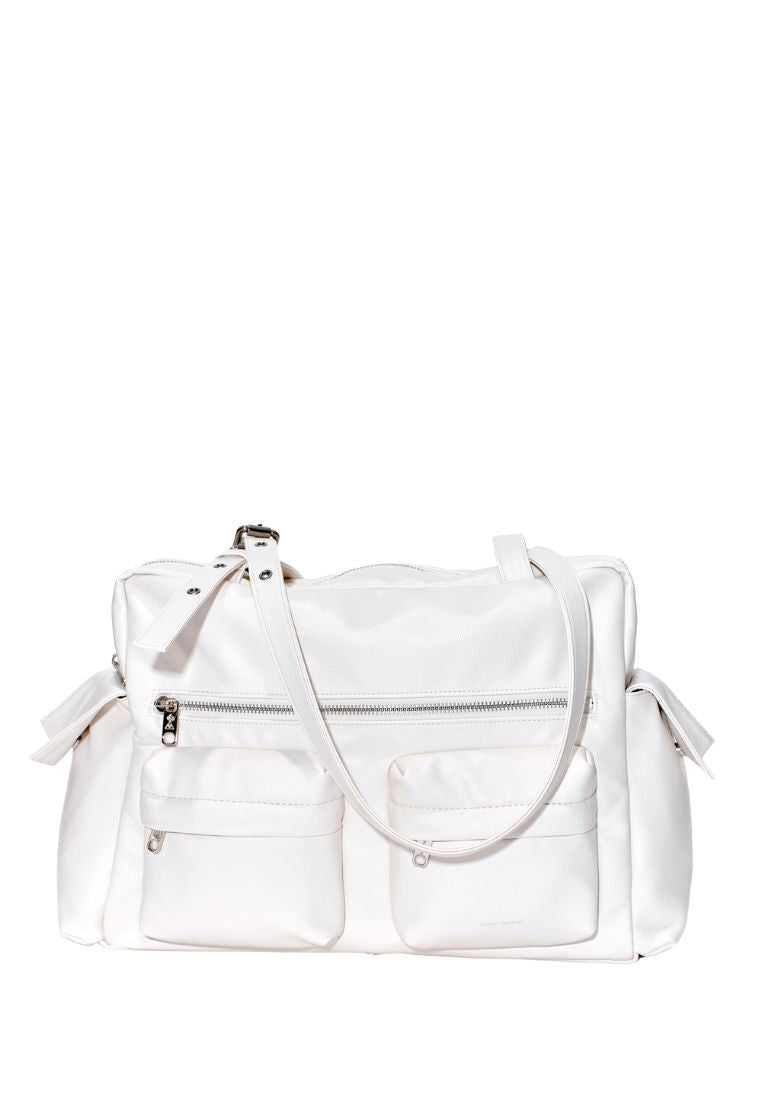 Pocket Utility Bag L Goat Cream