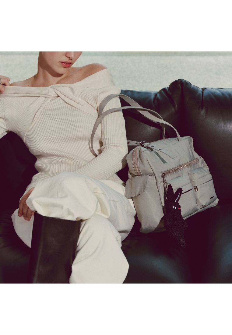 Pocket Utility Bag L Nylon Khaki