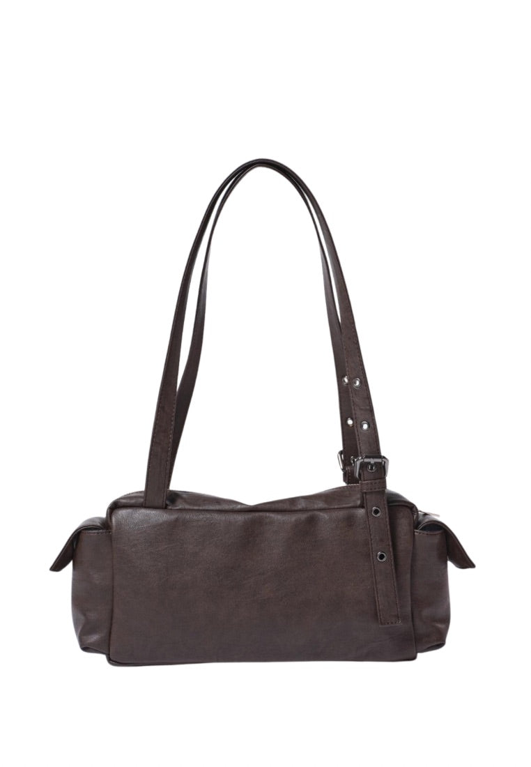Pocket Utility Bag M Brushed Chocolate