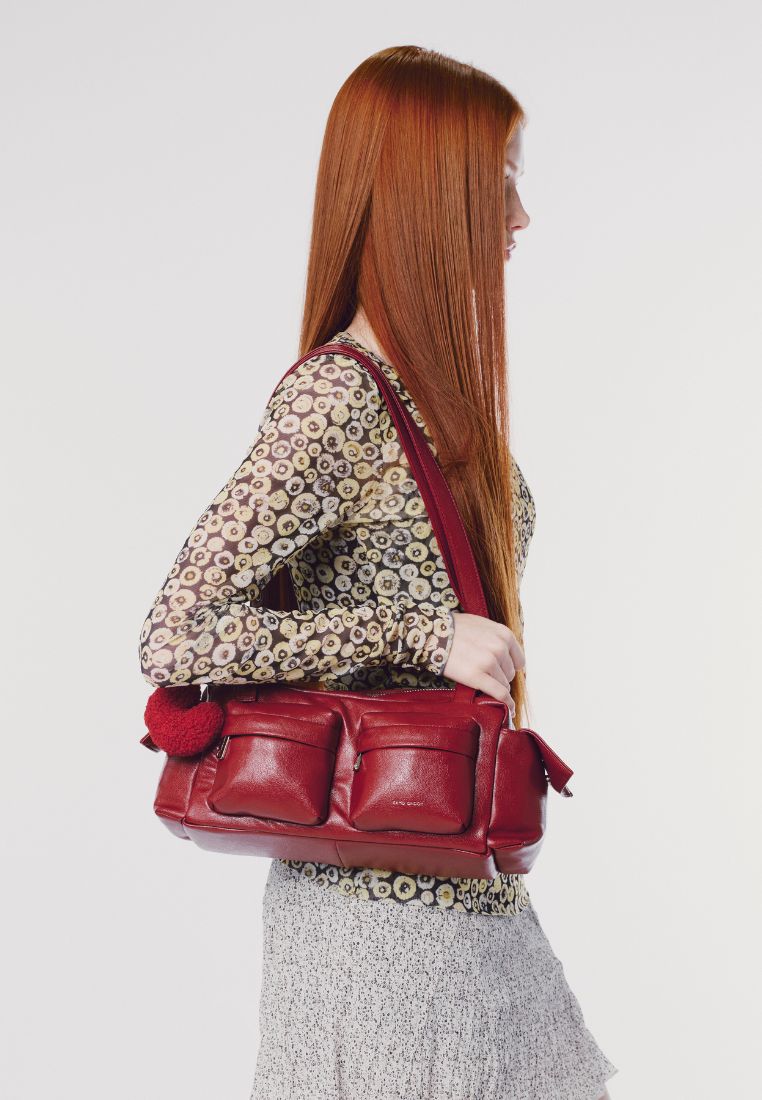 Pocket Utility Bag M Goat Red