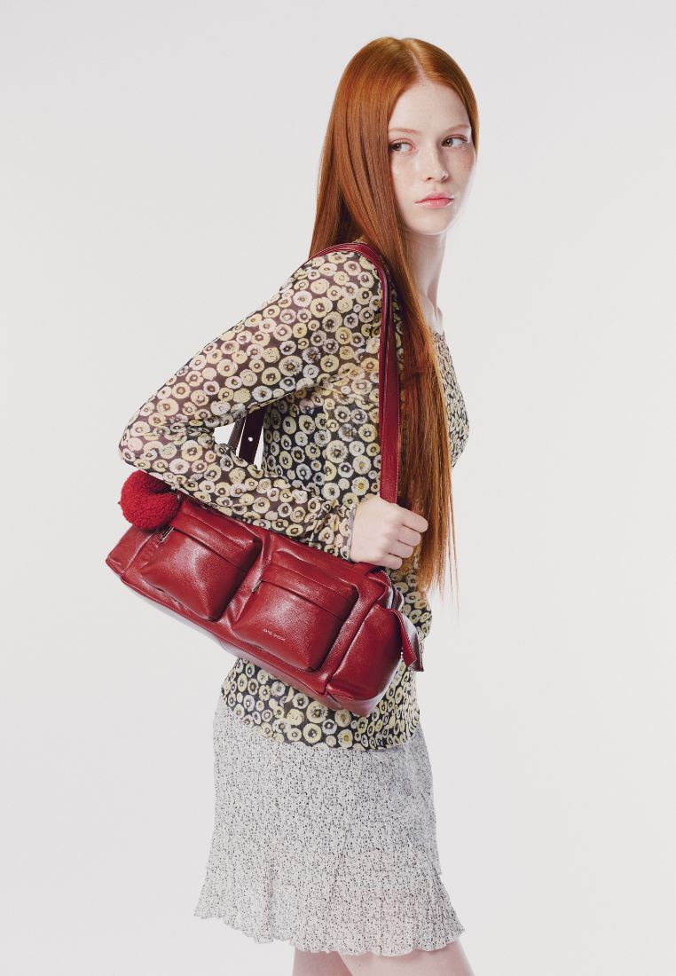 Pocket Utility Bag M Goat Red