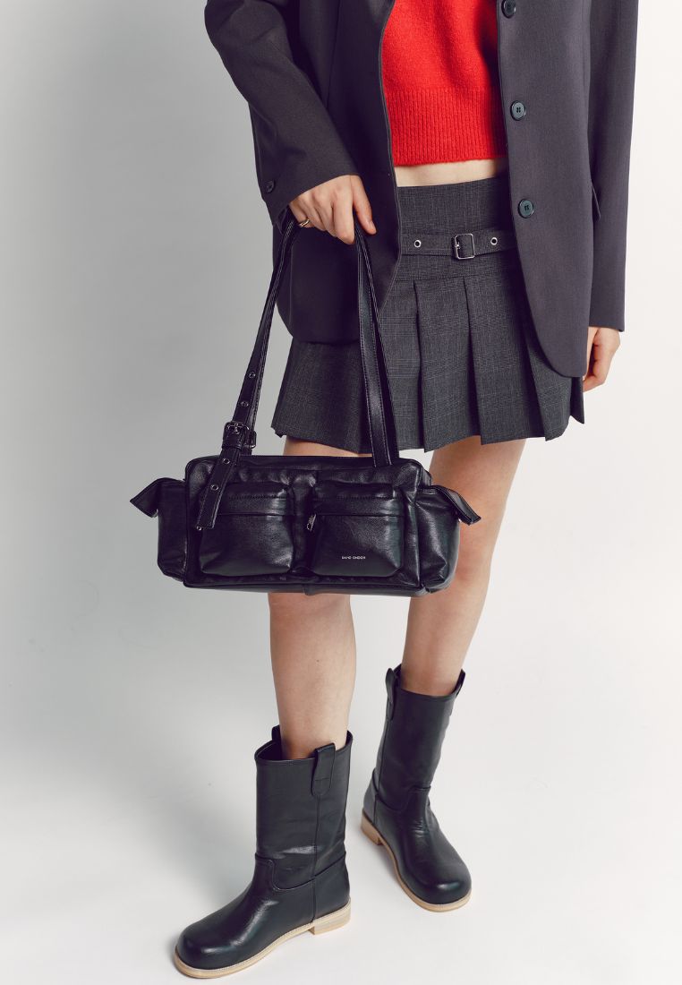 Pocket Utility Bag M Nappa Black