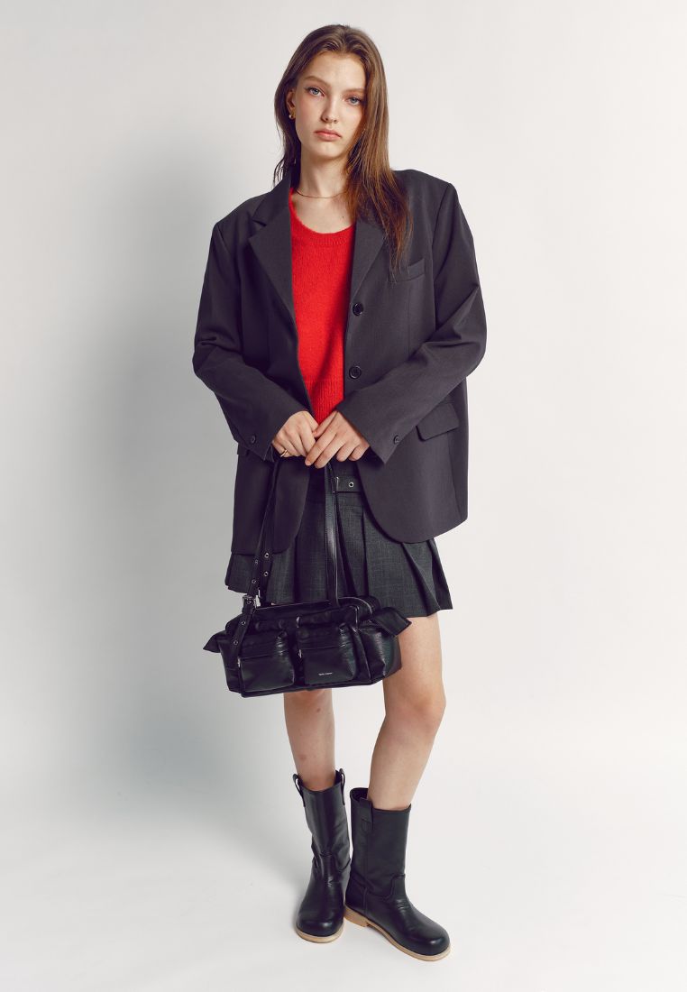 Pocket Utility Bag M Nappa Black