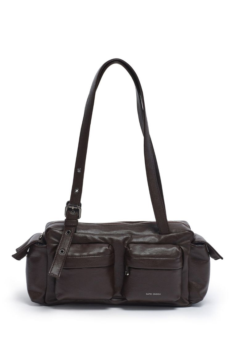 Pocket Utility Bag M Nappa Chocolate