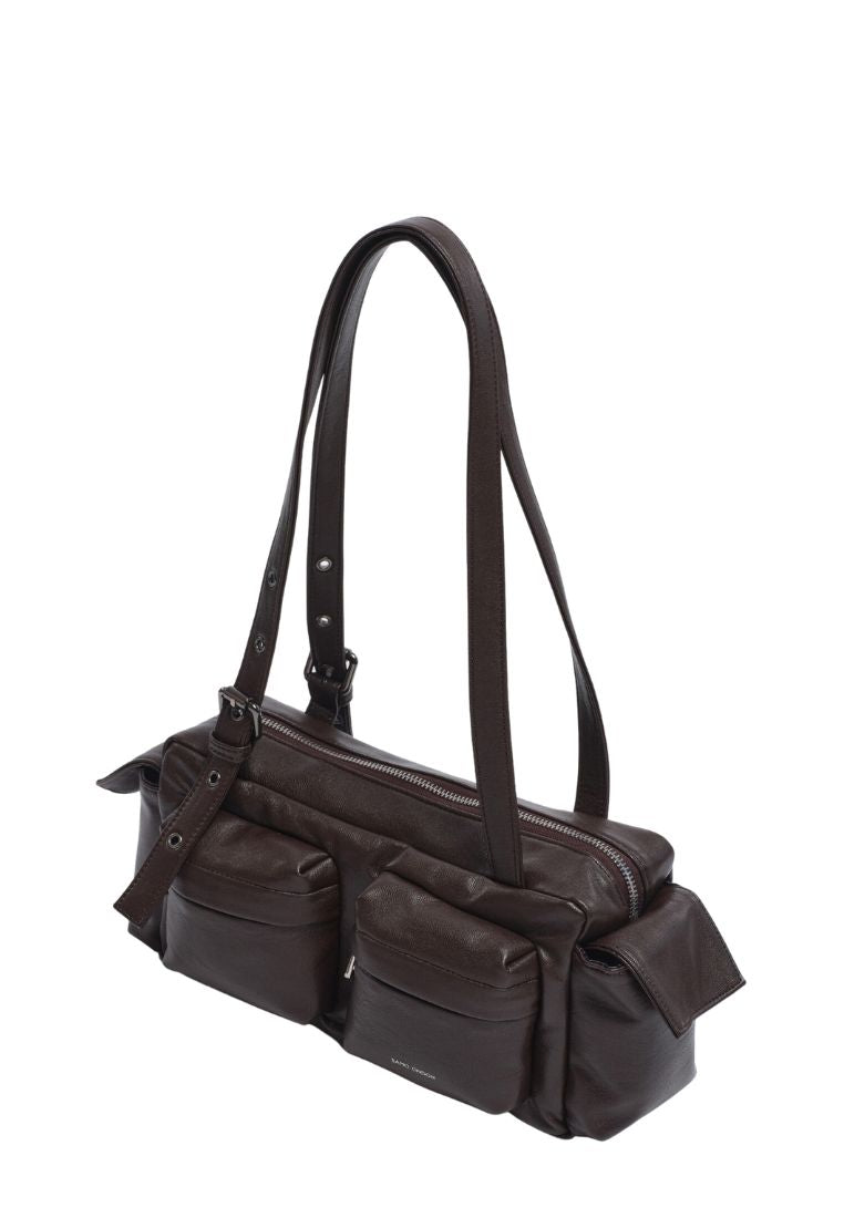 Pocket Utility Bag M Nappa Chocolate