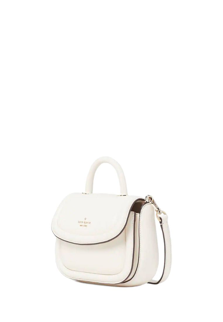 Puffy Mini Top Handle Crossbody Parchment