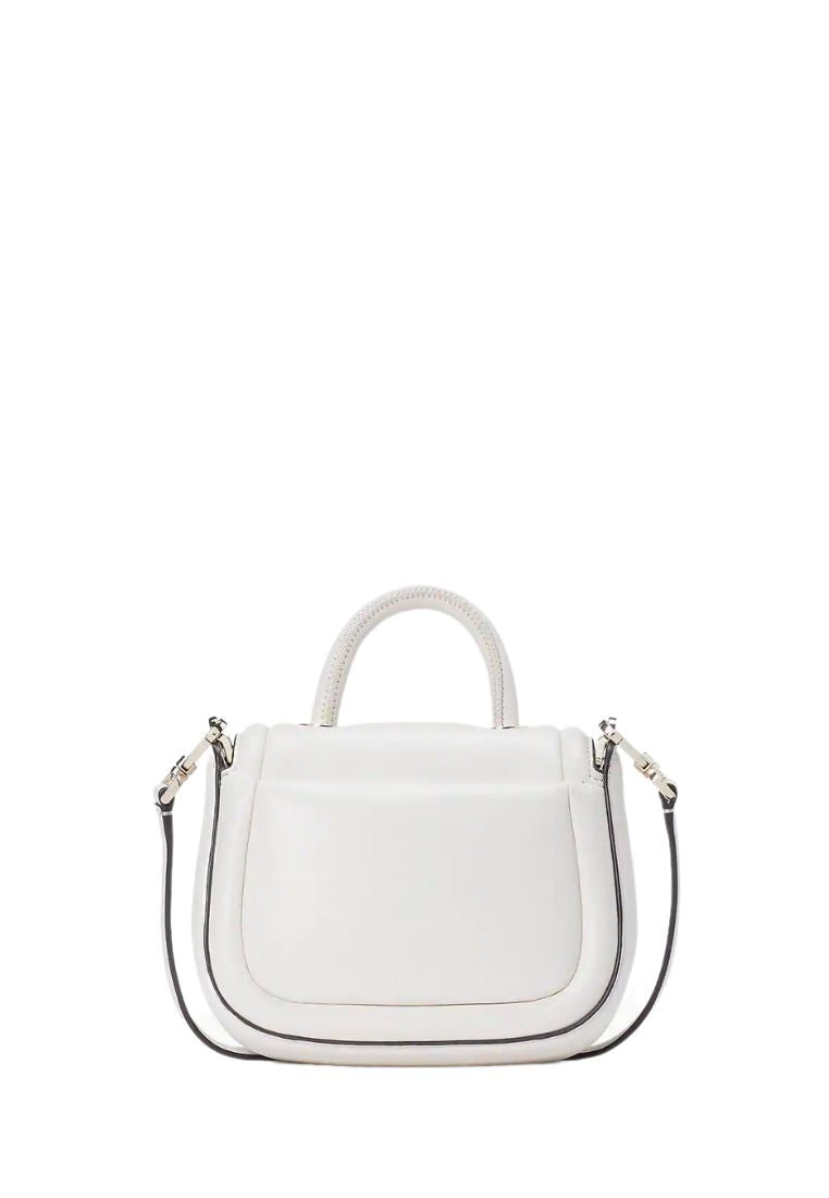 Puffy Mini Top Handle Crossbody Parchment