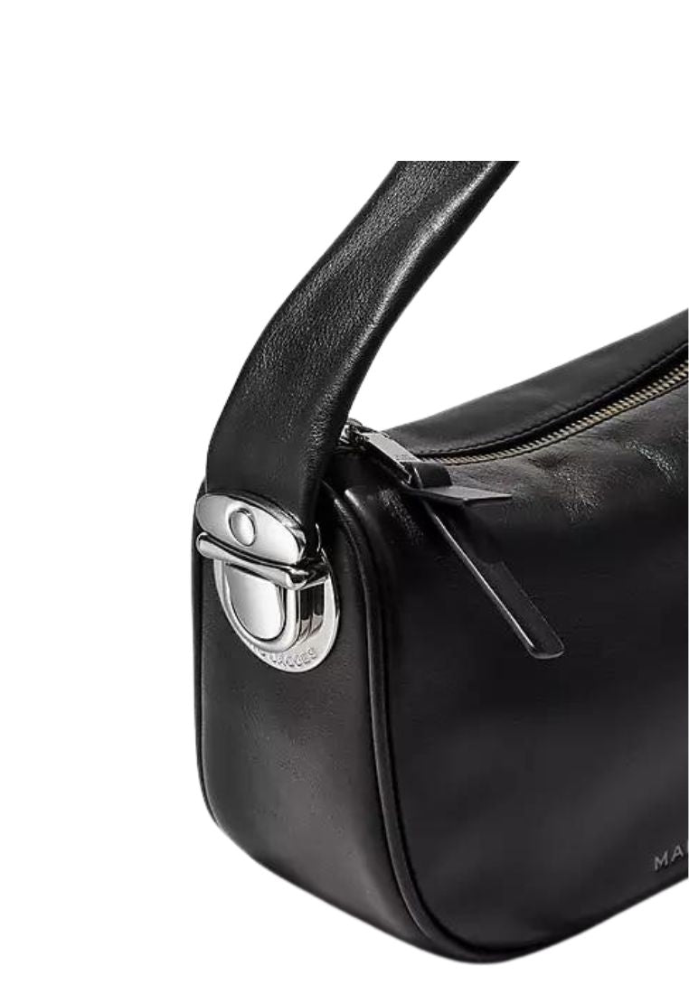 Pushlock Leather The Mini Hobo Black