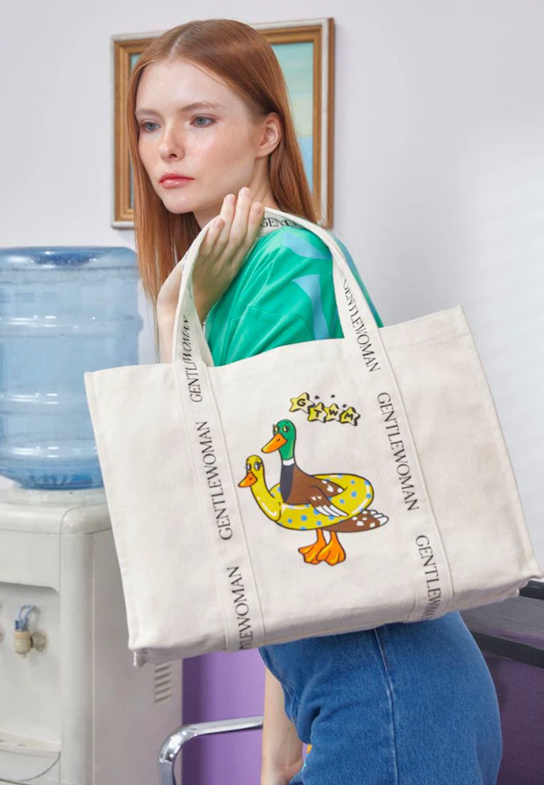 Quack Quack Paw Box Tote