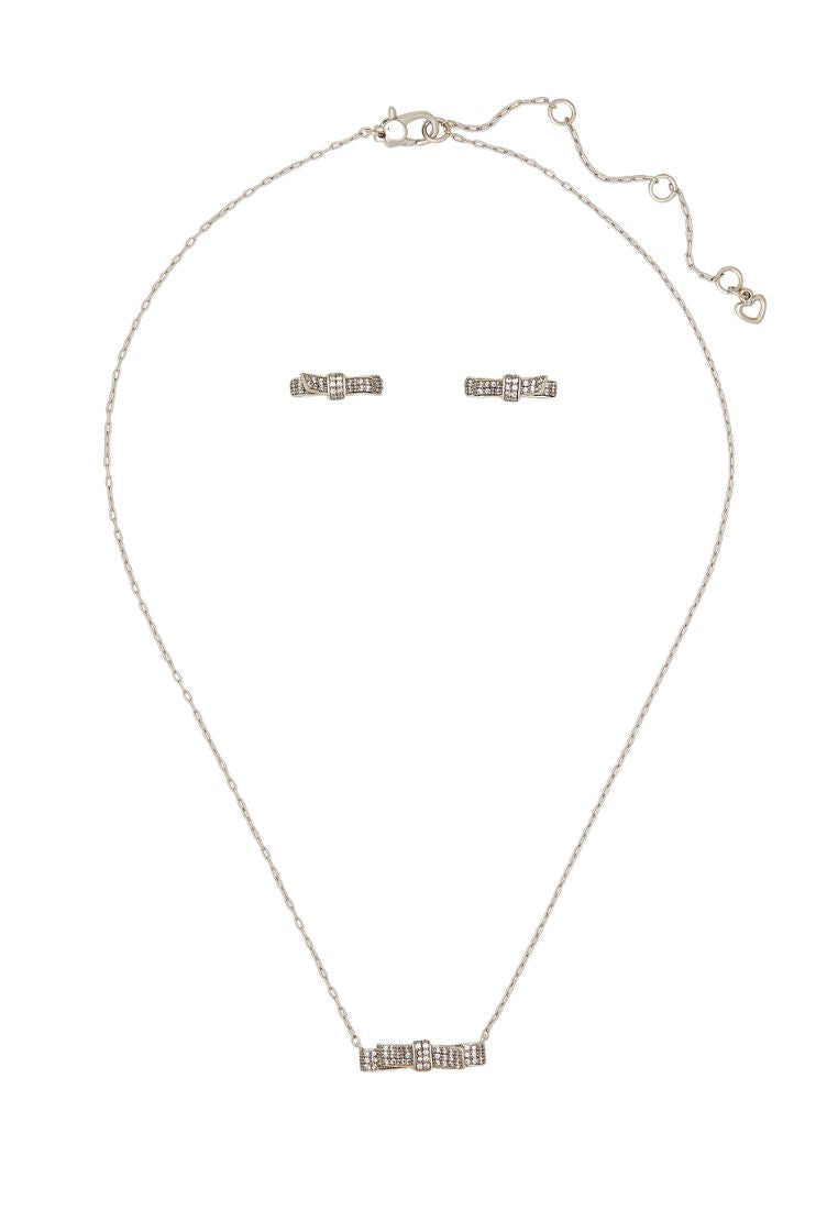 Ribbon Boxed Set Clear Silver