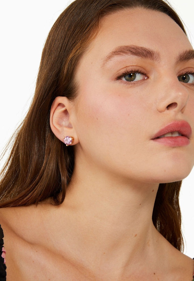 Rise And Shine Studs Bright Carnation