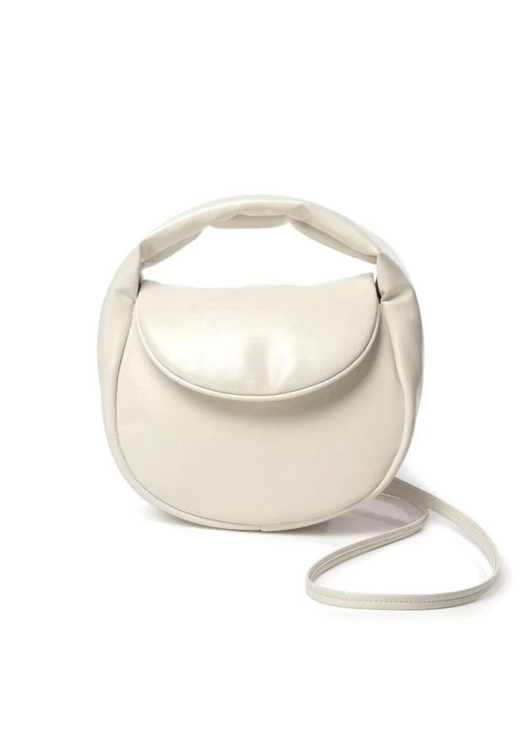 Flap Mug Bag S Crinkle Cream