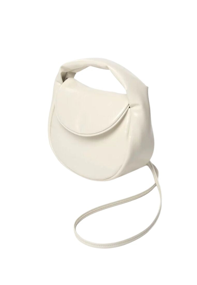 Flap Mug Bag S Crinkle Cream