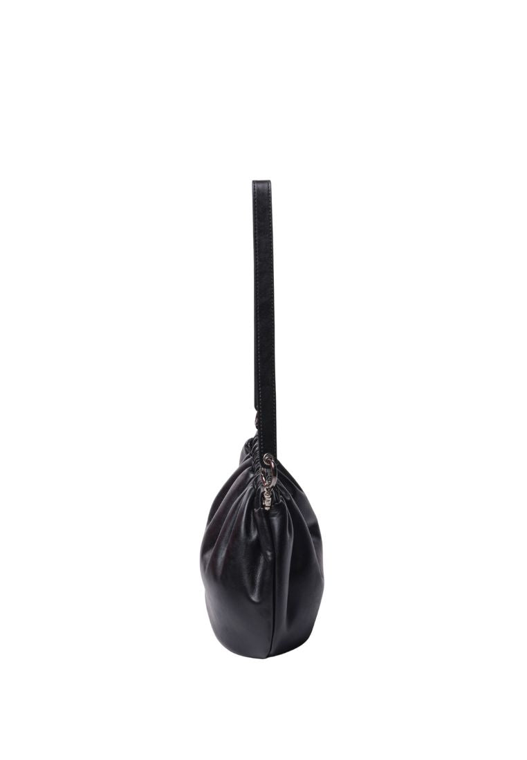 Shoulder Egg Bag S Lambskin Black