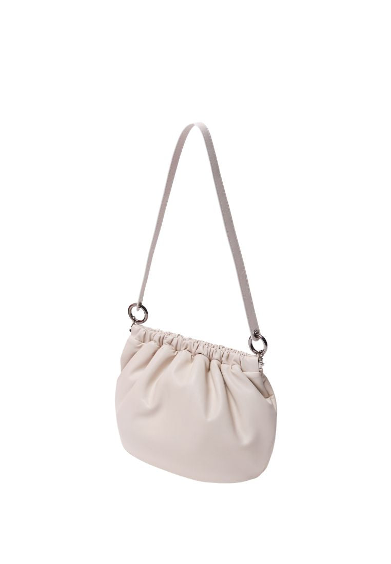 Shoulder Egg Bag S Lambskin Cream