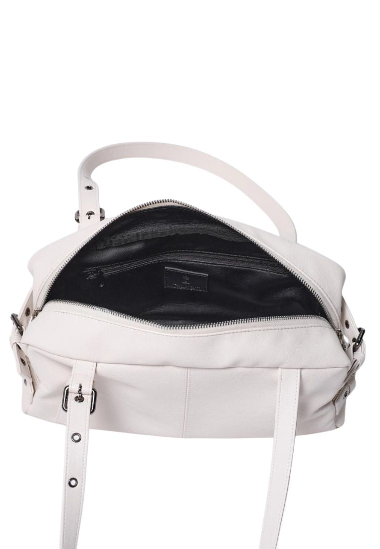 Side Belt Bag M Nappa Ivory