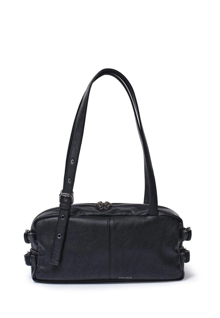 Side Belt Bag M Nappa Matt Black